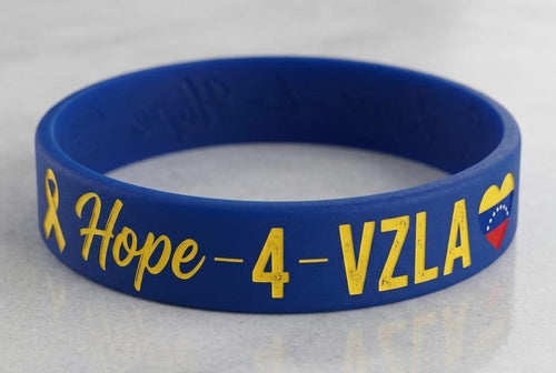 BRAZALETES DE SILICONE HOPE-4 VENEZUELA